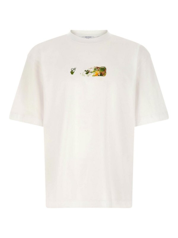 OFF-WHITE: Camisetas - Camiseta - Blanco