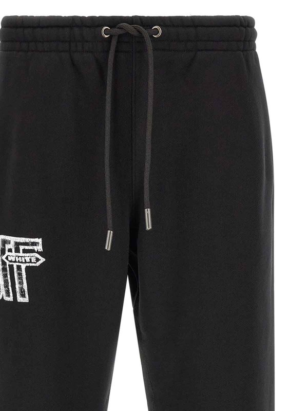 The Best Shops OFF-WHITE: tracksuit bottoms - motion arrow cuffed