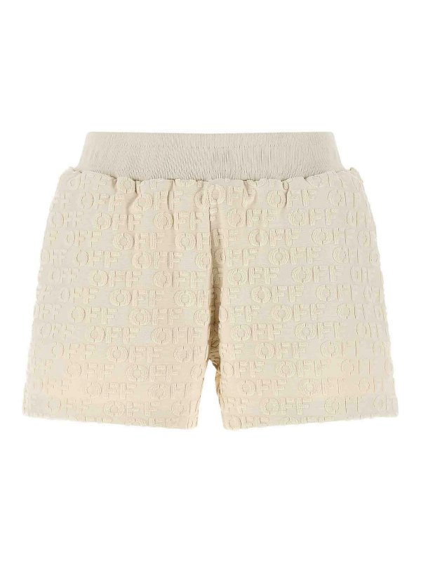 OFF-WHITE: Trousers Shorts - terry