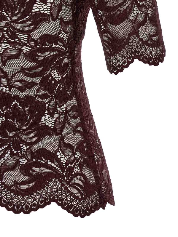 Lace top shop online: RABANNE