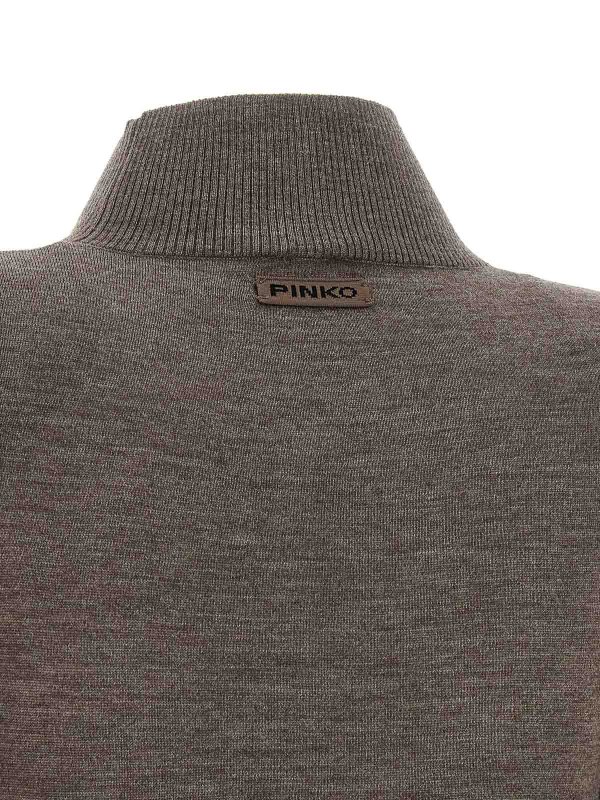 Knielanges Kleid - Beige shop online: Pinko