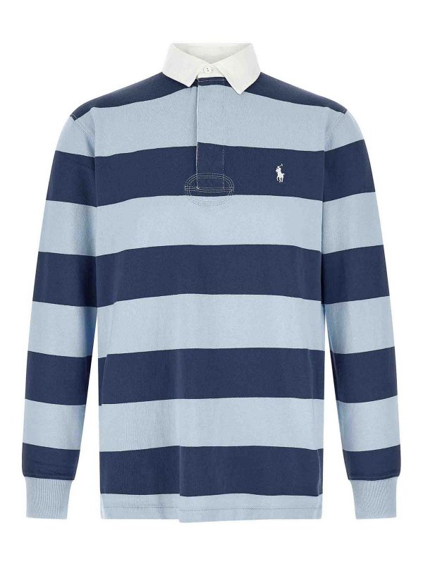 POLO RALPH LAUREN: ポロシャツ - ポロシャツ - ブルー