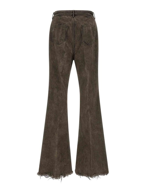 RICK OWENS: ブーツカットジーンズ online - ブーツカットジーンズ - グレー