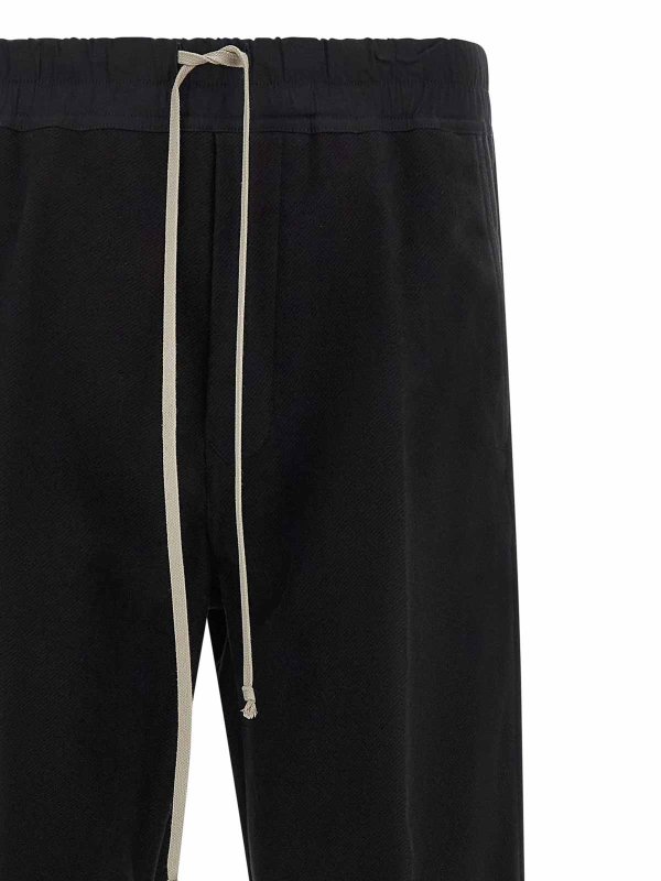 The Best Shops RICK OWENS: カジュアルトラウザー - カジュアルパンツ - 黒
