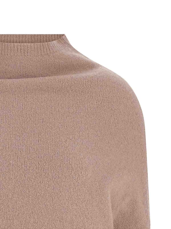 The Best Shops RICK OWENS: Strickpullover mit Rundhalsausschnitt - Rundhalspullover - Nude
