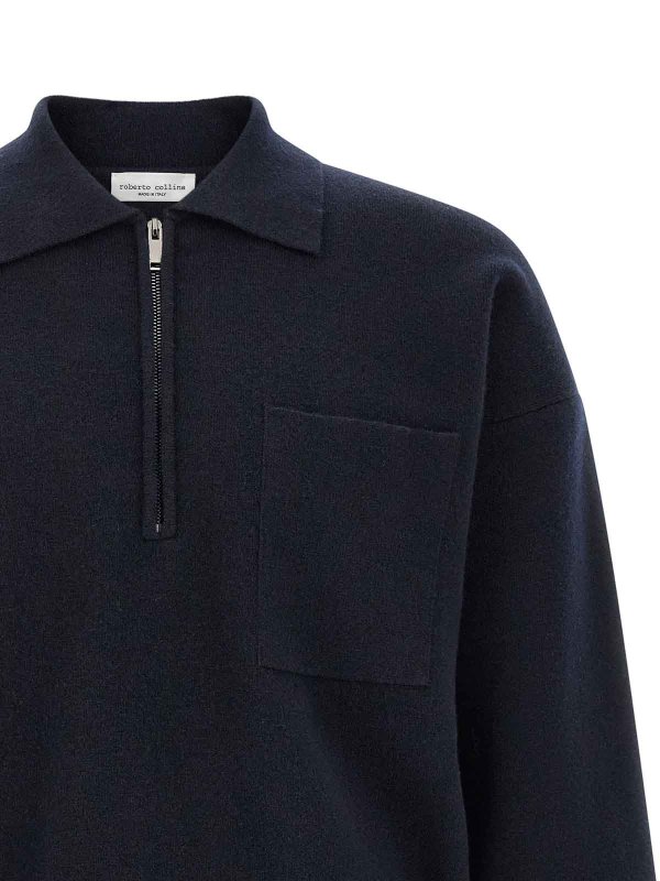 The Best Shops ROBERTO COLLINA: Polos  - Polo - Bleu