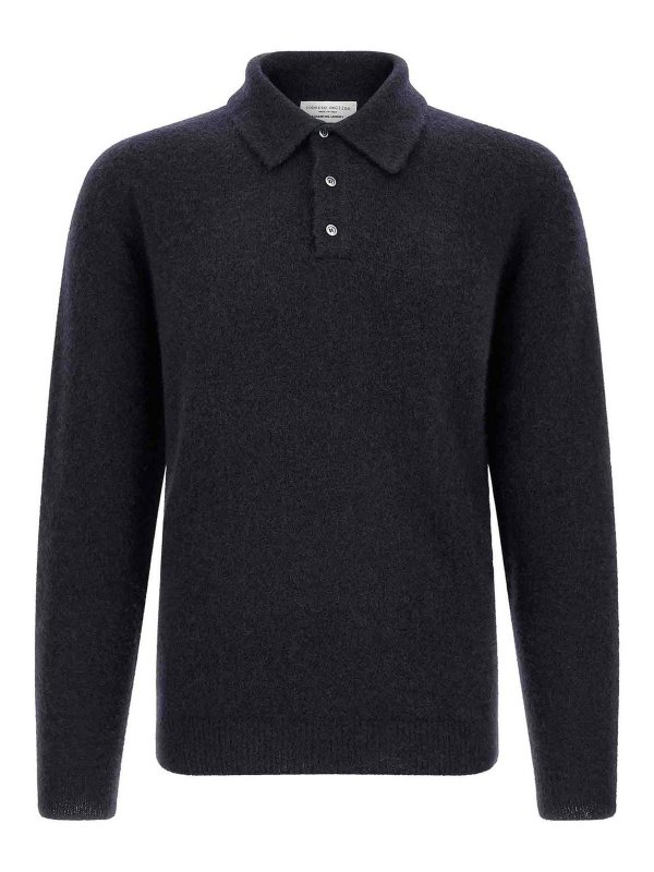 ROBERTO COLLINA: Polos  - Polo - Bleu