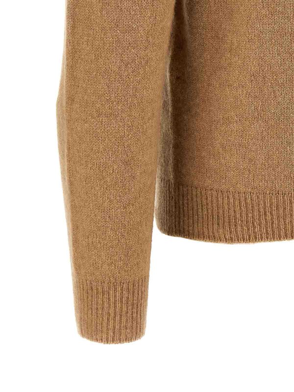 Pull Col Rond - Beige shop online: ROBERTO COLLINA