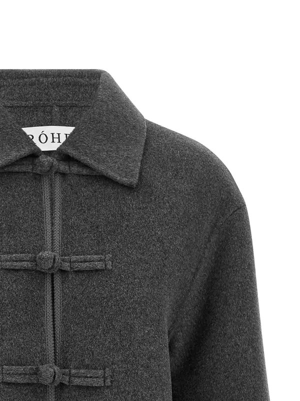 The Best Shops ROHE: Trenchcoats - Trenchcoat - Grau