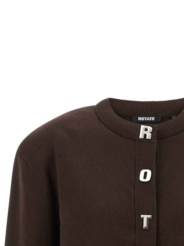 The Best Shops ROTATE Birger Christensen: カーディガン - カーディガン - ブラウン