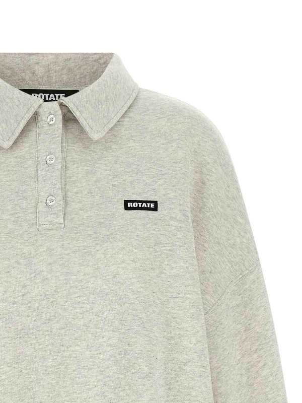 The Best Shops ROTATE Birger Christensen: ポロシャツ - ポロシャツ - 白