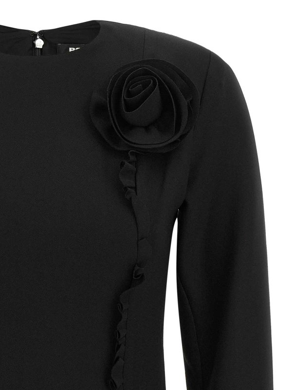 The Best Shops ROTATE Birger Christensen: ニーレングスドレス - 膝丈ドレス - 黒