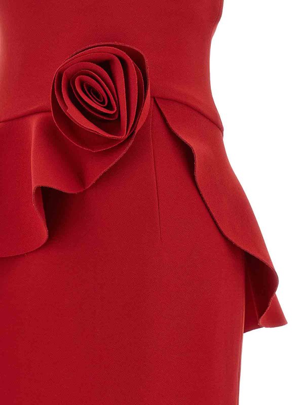 膝丈ドレス - 赤 shop online: ROTATE Birger Christensen