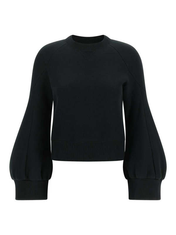 Sacai: Sudaderas y suéteres - Sudadera - Negro