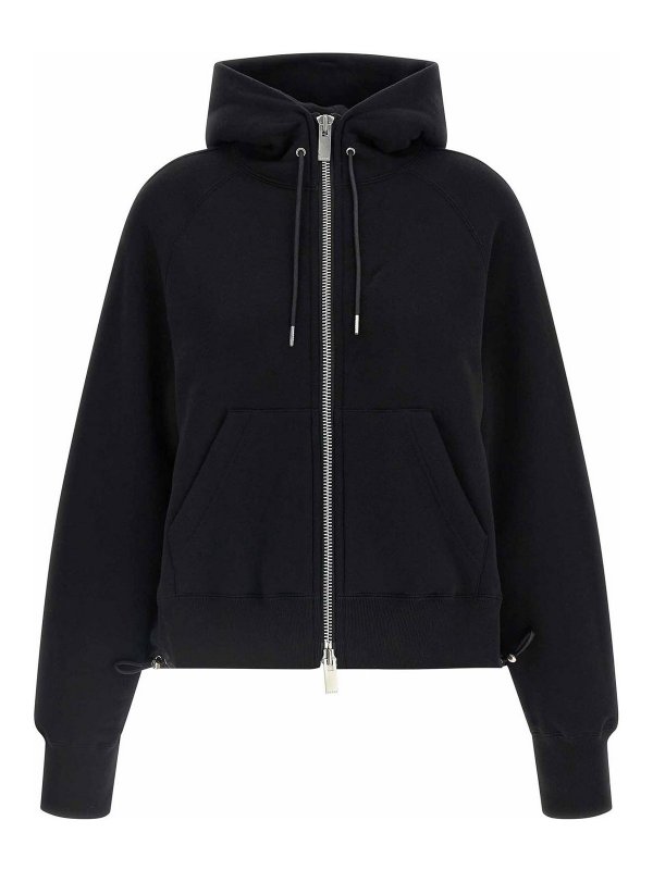 Sacai: Sudaderas y suéteres - Sudadera - Negro