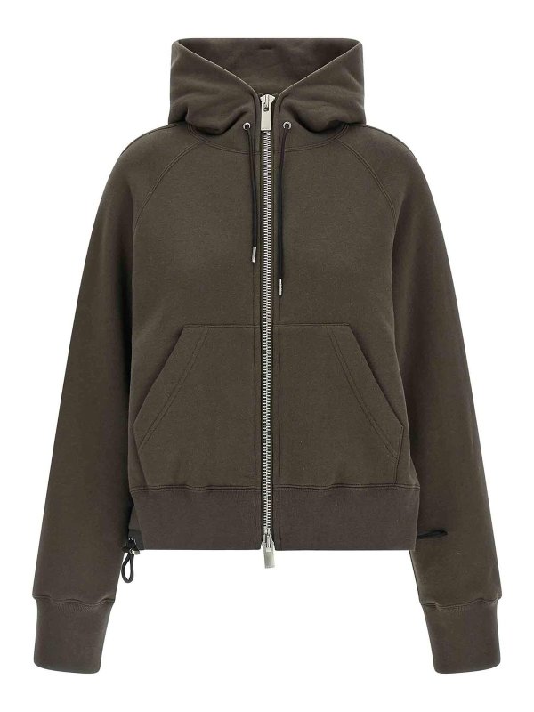 Sacai: Sudaderas y suéteres - Sudadera - Verde