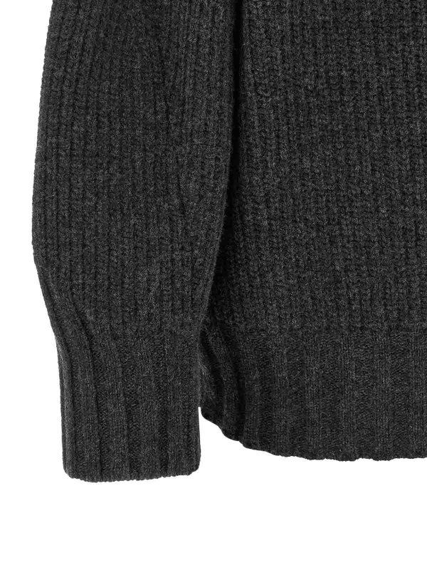 Rundhalspullover - Grau shop online: The Attico