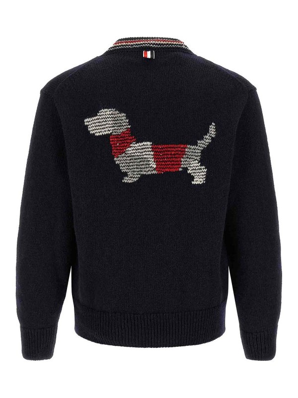 THOM BROWNE: cardigans online - hector