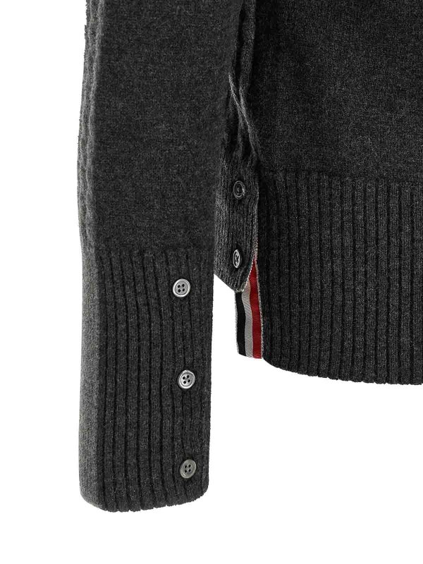 Polo - Gris shop online: THOM BROWNE