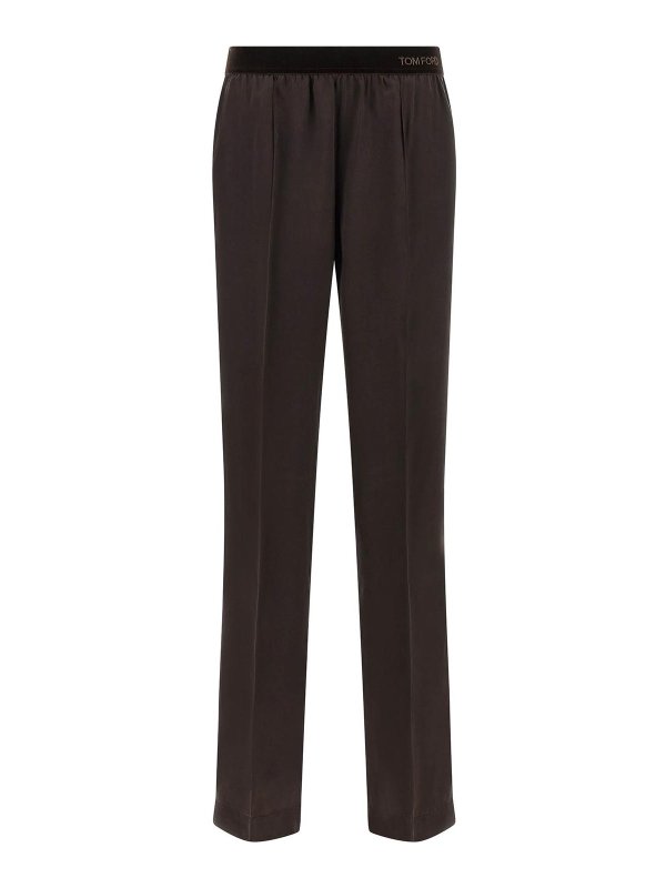 TOM FORD: pantaloni casual - Pantaloni di seta
