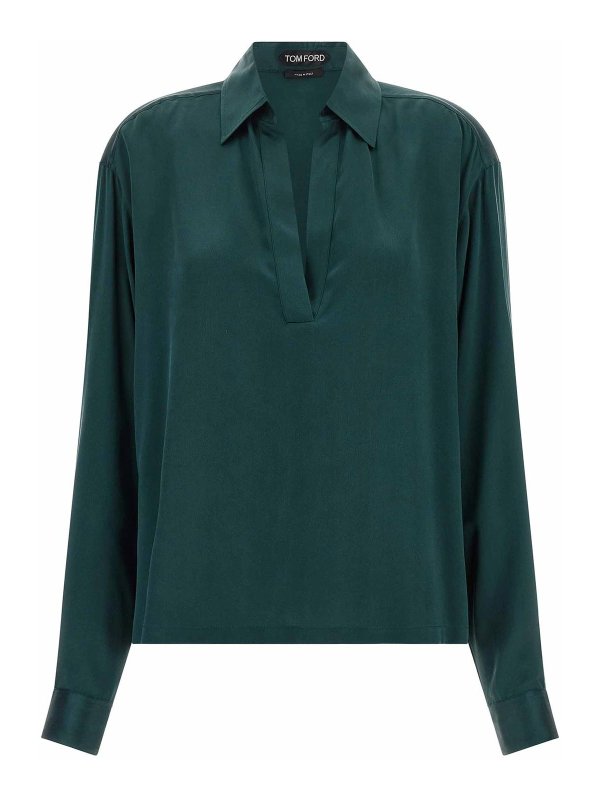 TOM FORD: Polos - Polo - Verde