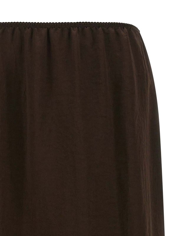 The Best Shops TWINSET: Knielange und Midi Röcke - Midirock - Braun