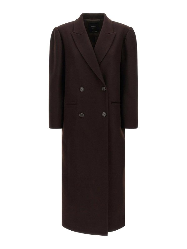 TWINSET: trench coats - Double-breasted coat