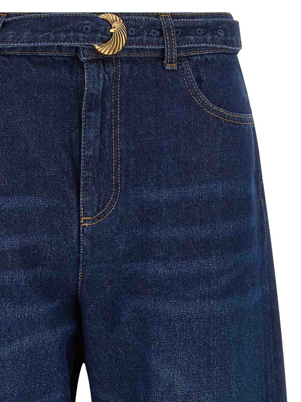 The Best Shops TWINSET: Jeans Rectos - Vaqueros Rectos - Azul