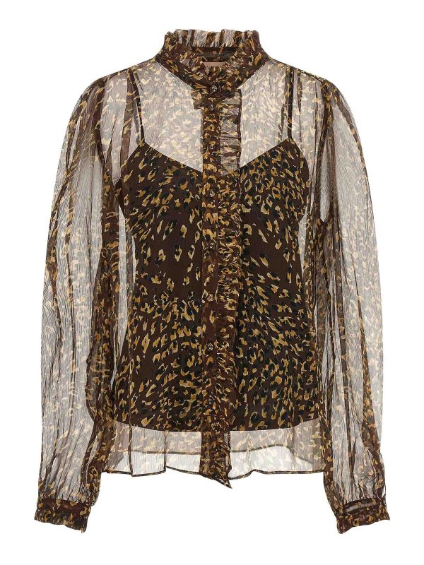 TWINSET: Hemden - Hemd - Braun