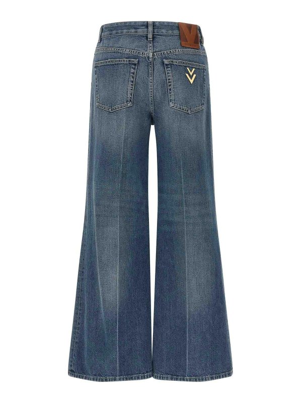 VALENTINO GARAVANI: ベルボトムジーンズ online - フレアジーンズ - ブルー