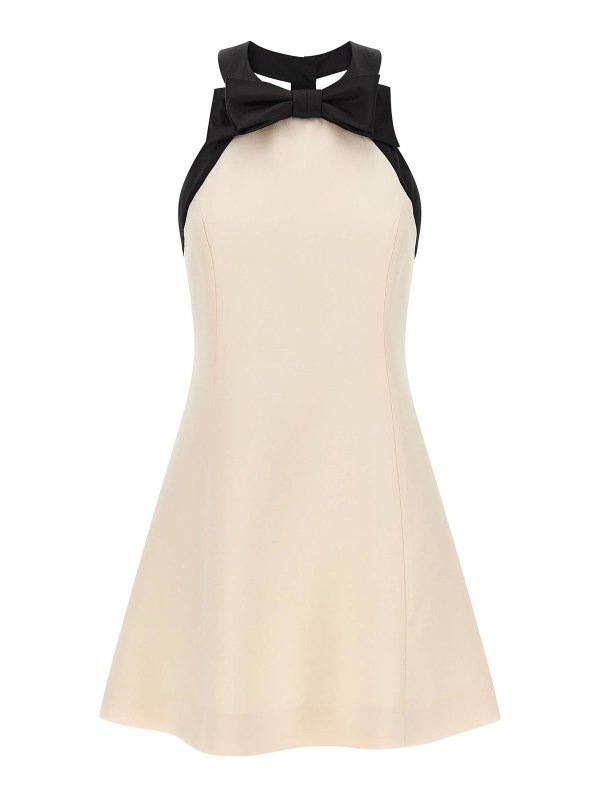 VALENTINO GARAVANI: ニーレングスドレス - 膝丈ドレス - 白