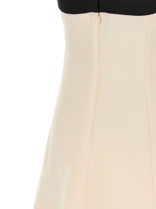膝丈ドレス - 白 shop online: VALENTINO GARAVANI
