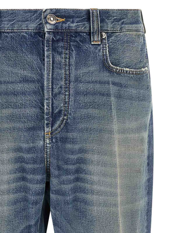The Best Shops VERSACE: straight leg jeans - Distressed jeans