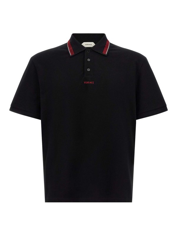 VERSACE: polo shirts - greca