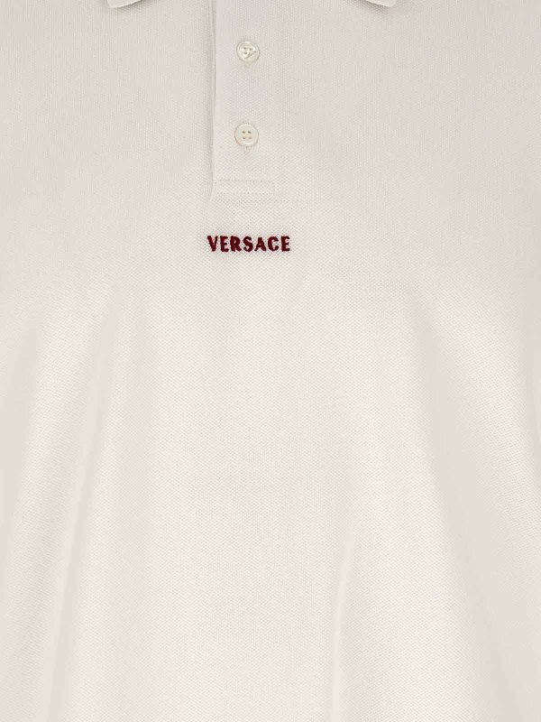 Poloshirt - Weiß shop online: VERSACE