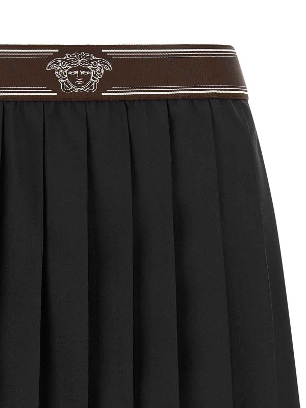 The Best Shops VERSACE: Knee length skirts & Midi - Pleated skirt