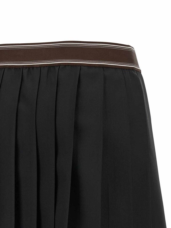 Pleated skirt shop online: VERSACE