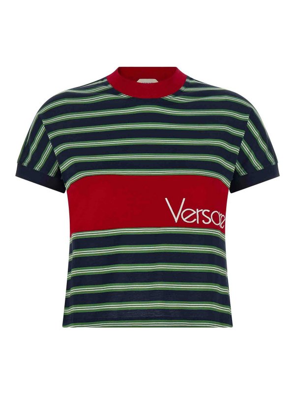 VERSACE: Camisetas - Camiseta - Multicolor