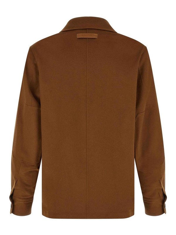 ZEGNA: シャツ online - シャツ - ブラウン