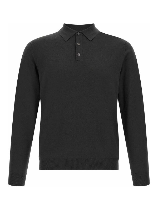 ZANONE: Turtlenecks & Polo necks - Flexwool wool polo shirt