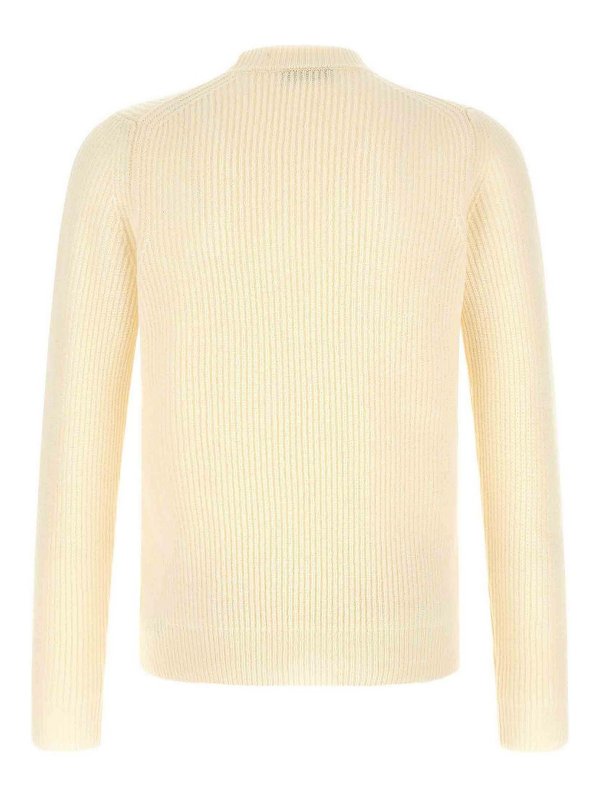 ZANONE: Strickpullover mit Rundhalsausschnitt online - Rundhalspullover - Weiß