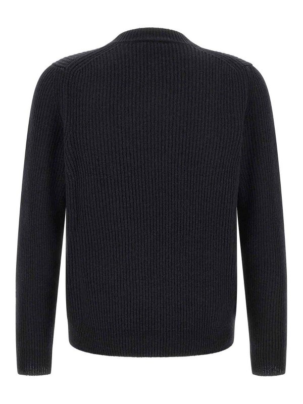 ZANONE: Strickpullover mit Rundhalsausschnitt online - Rundhalspullover - Blau