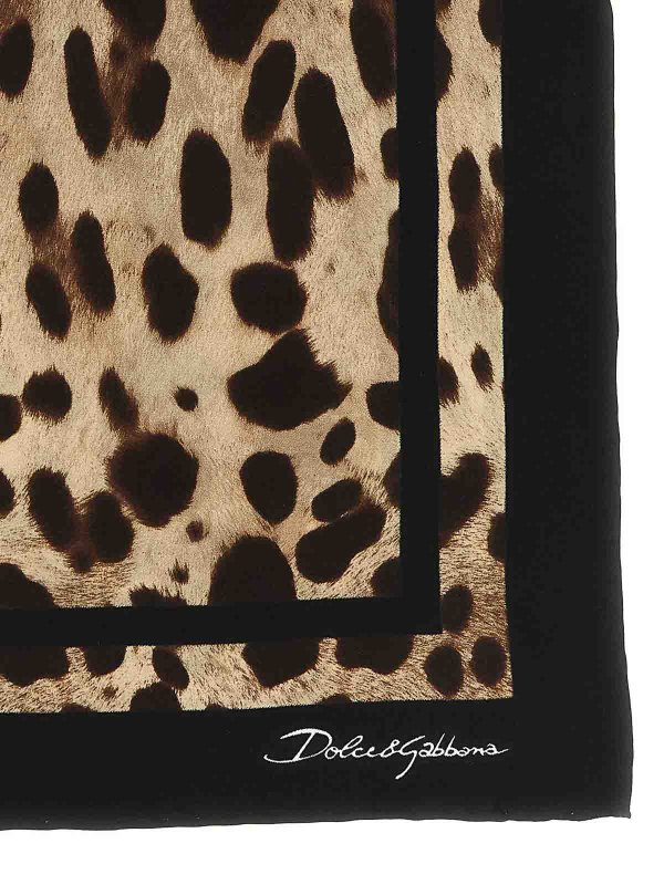 DOLCE & GABBANA: Bufandas y pañuelos online - Bufanda - Marrón