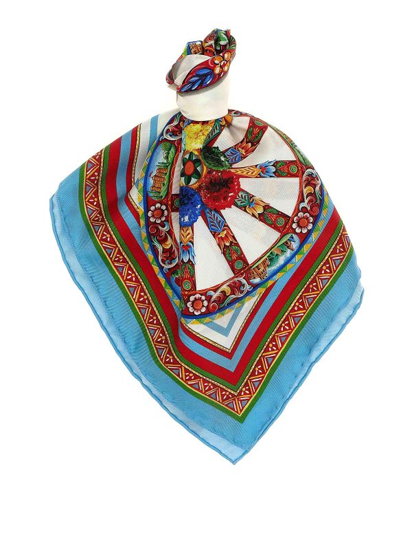 DOLCE & GABBANA: Bufandas y pañuelos - Bufanda - Multicolor