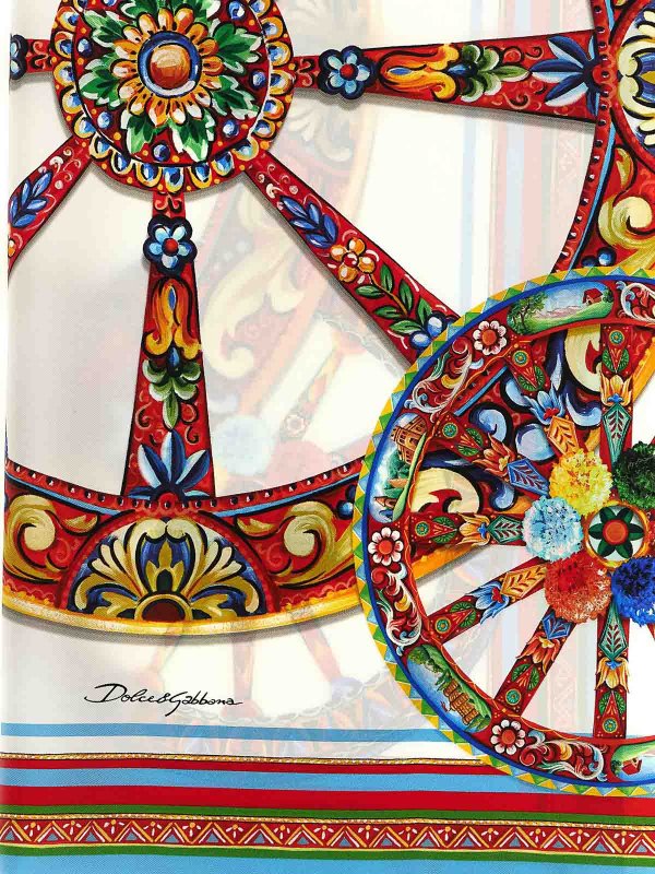 The Best Shops DOLCE & GABBANA: Bufandas y pañuelos - Bufanda - Multicolor
