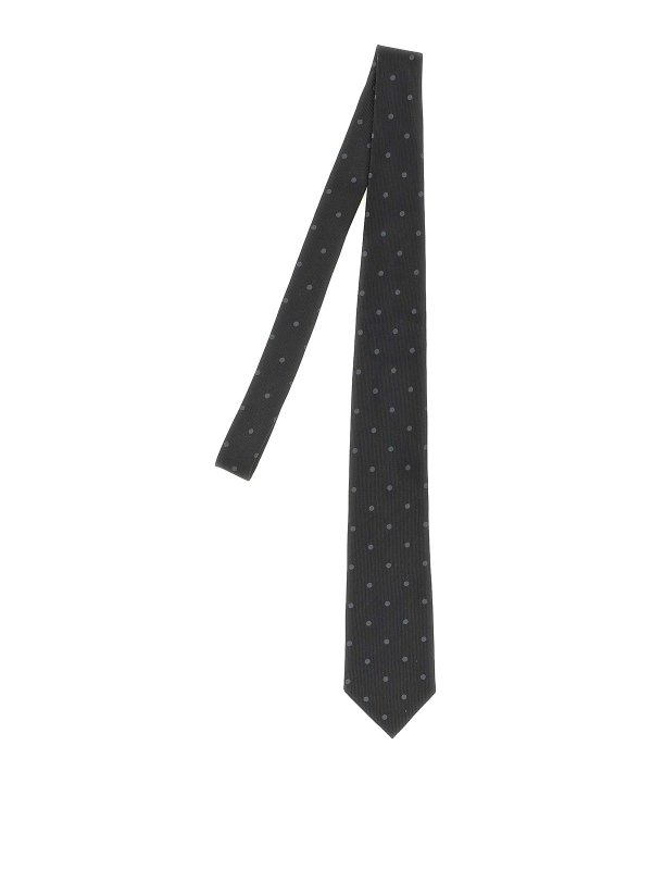 TOM FORD: Cravates & noeuds papillon - Cravate - Noir