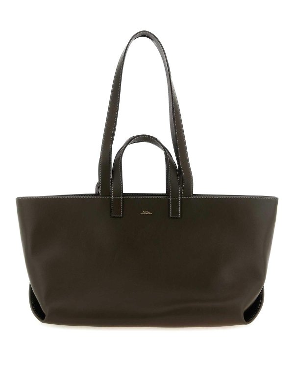 A.P.C.: トートバッグ - トートバッグ - ブラウン