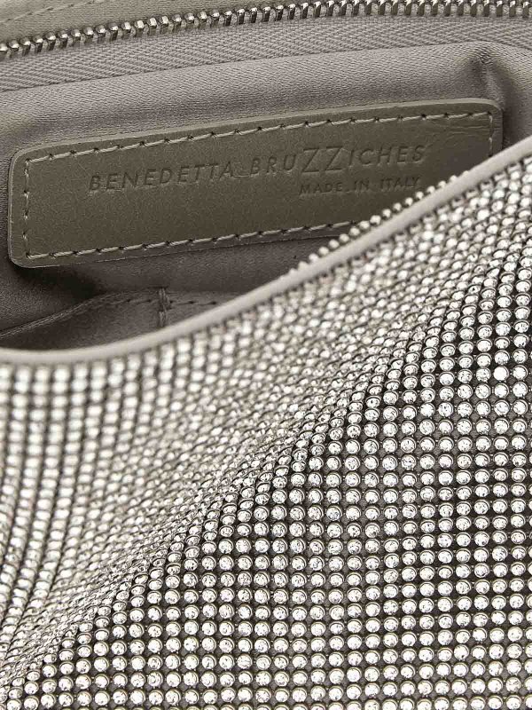 クラッチバッグ - 銀 shop online: BENEDETTA BRUZZICHES