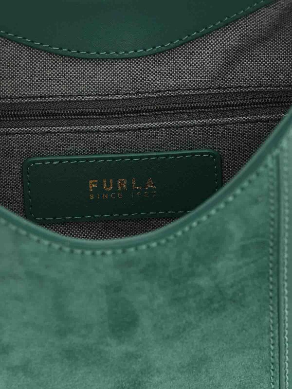 Schultertasche - Grün shop online: FURLA