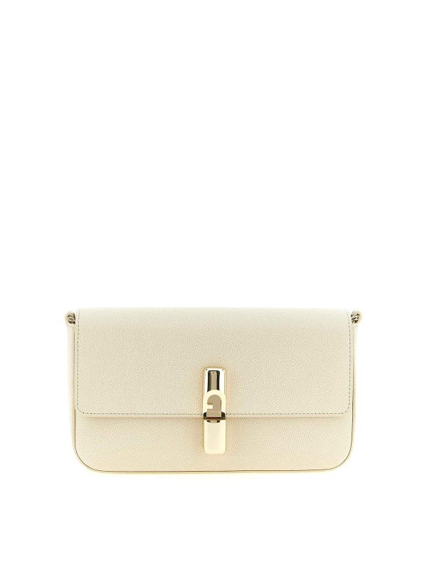 FURLA: クロスボディバッグ - クロスボディバッグ - 白